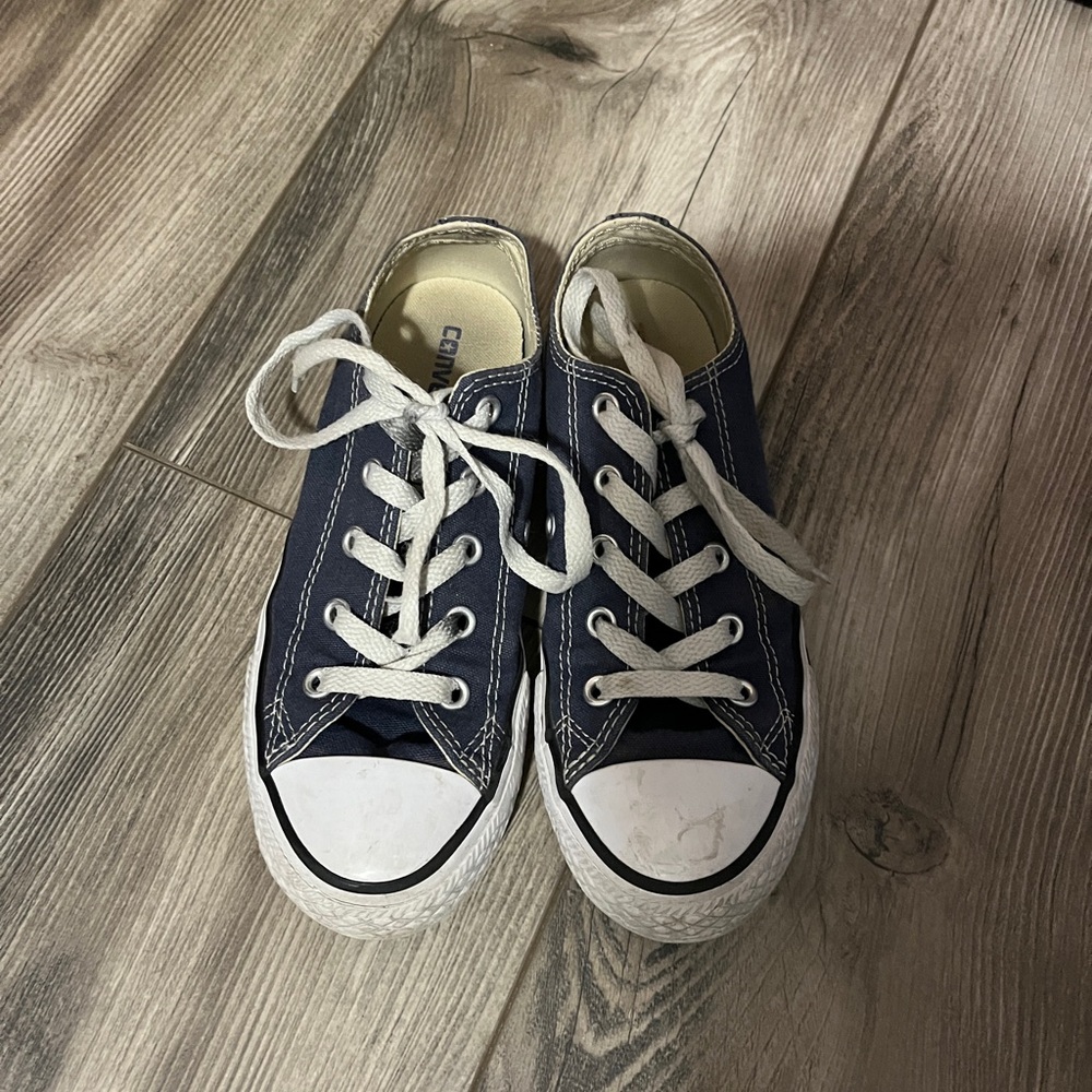 Converse Kids Navy and White Sneakers